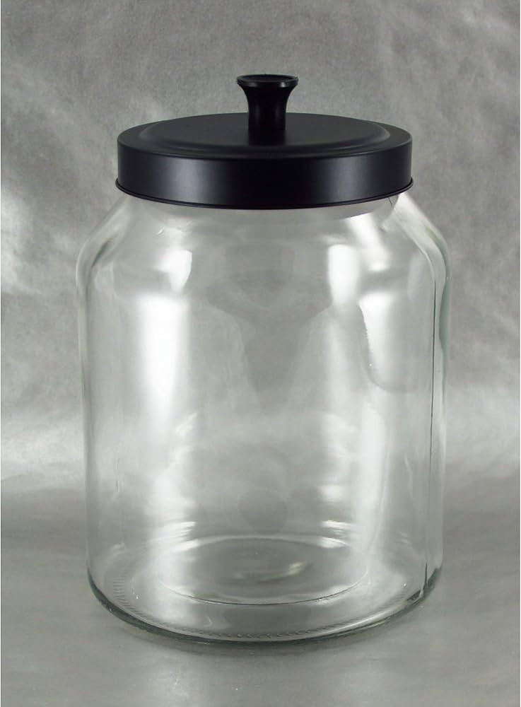 Grant Howard 59106 Storage Jar Black Matte Metal Top, 102 oz. | Amazon (CA)