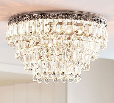 Clarissa Oversized Flush Mount | Pottery Barn (US)
