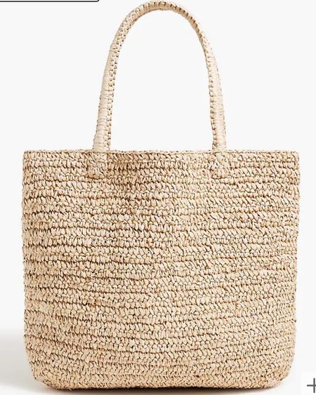 A gorgeous tote bag for summer or vacation!!! Love the pale color! 

#LTKitbag #LTKfindsunder50 #LTKstyletip