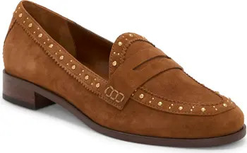Camdyn Studded Penny Loafer (Women) | Nordstrom