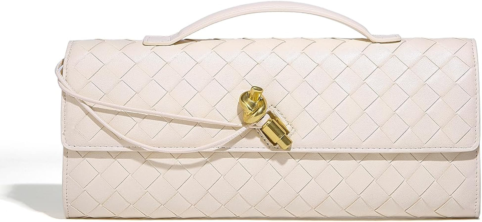 Trendy Woven Evening Clutch Purses for Women, Evening Bags Handbags for Wedding Party Cocktail Pr... | Amazon (US)