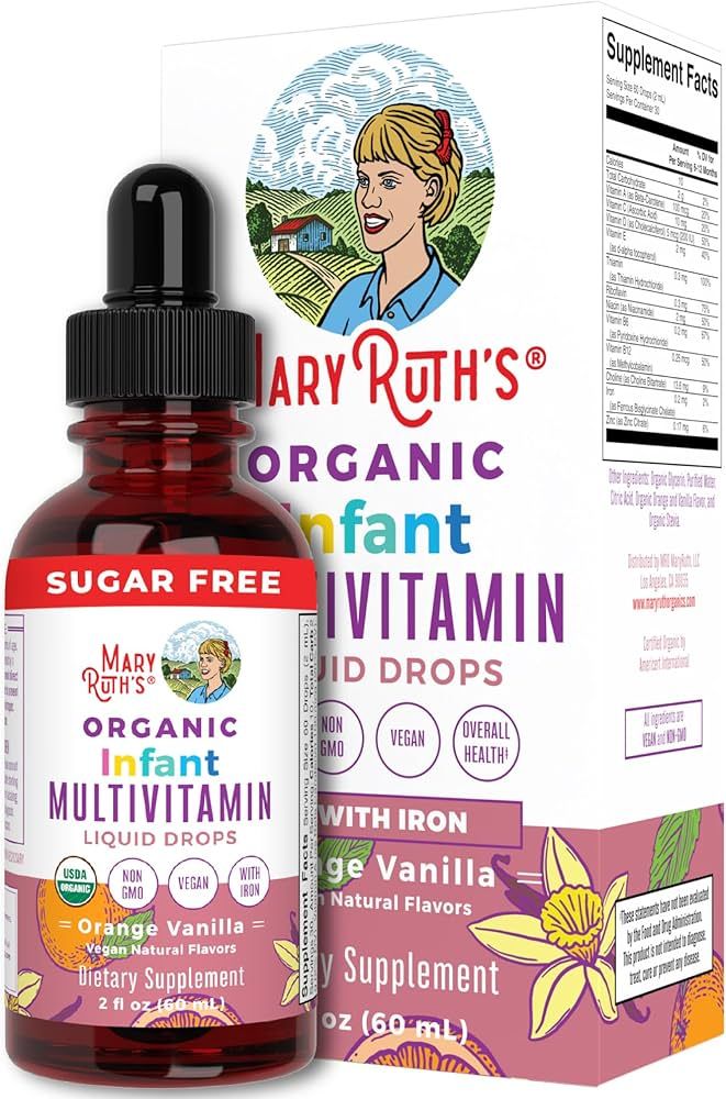 MaryRuth's Multivitamin & Multimineral with Iron for Infants | Liquid Vitamins for Babies 6-12 Mo... | Amazon (US)