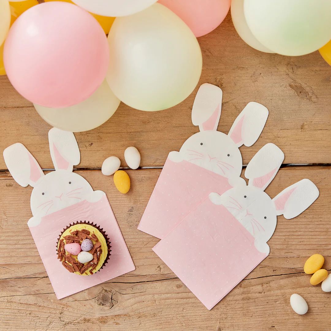 Peeking Bunny Easter Napkins | Ellie and Piper