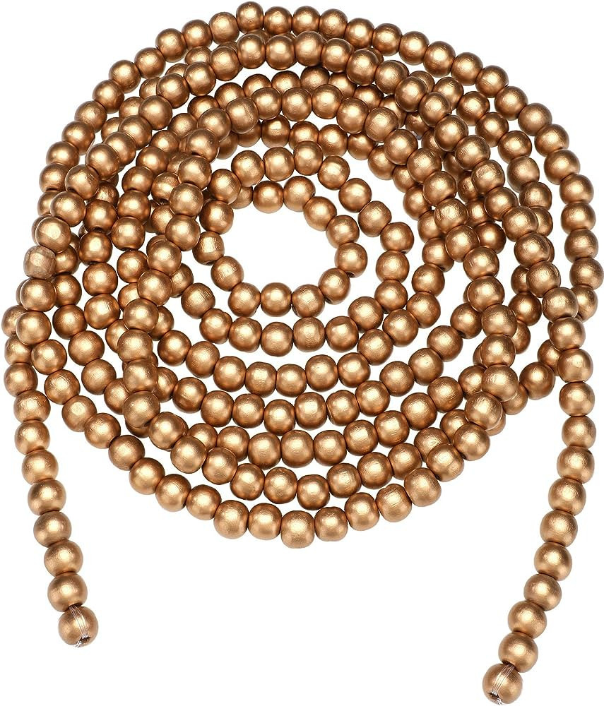 Hicarer Christmas Wooden Bead Garland Wood Bead Garland Christmas Tree Decorations for Christmas ... | Amazon (US)