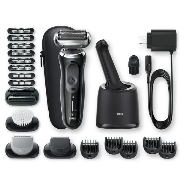 Braun Series 7 7091cc Electric Shaver for Men with Beard Trimmer, Black - Walmart.com | Walmart (US)