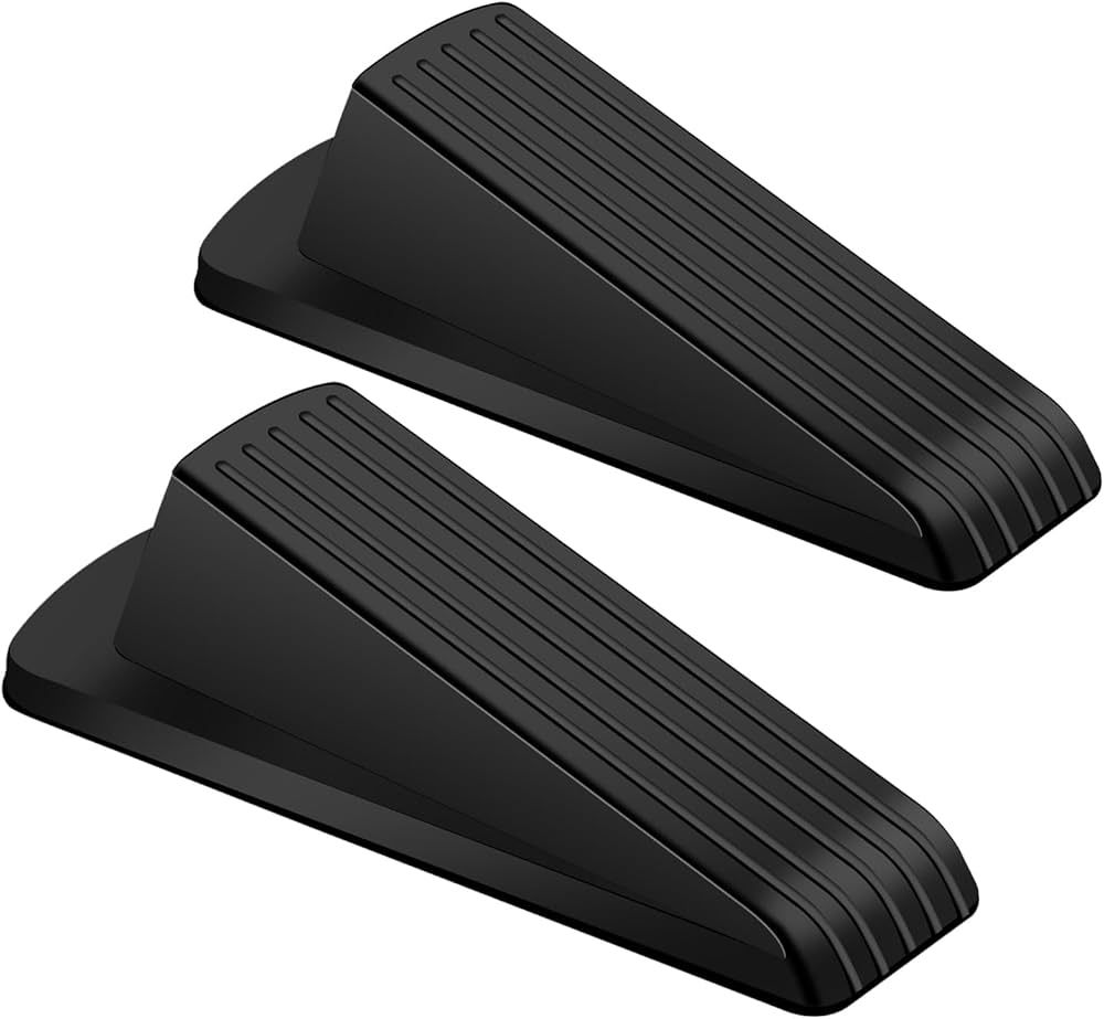 Door Stoppers for Bottom of Door, Premium Rubber Door Stops for Floor, Door Stopper Wedge Heavy D... | Amazon (US)