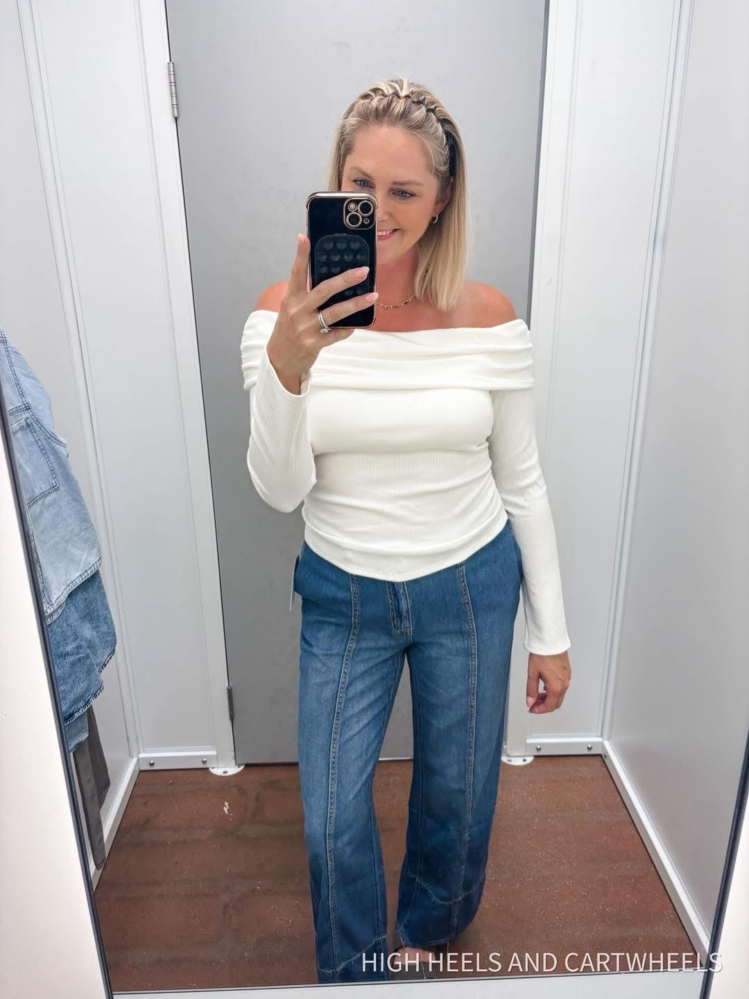 Cute off the shoulder top 

#LTKStyleTip #LTKFindsUnder50