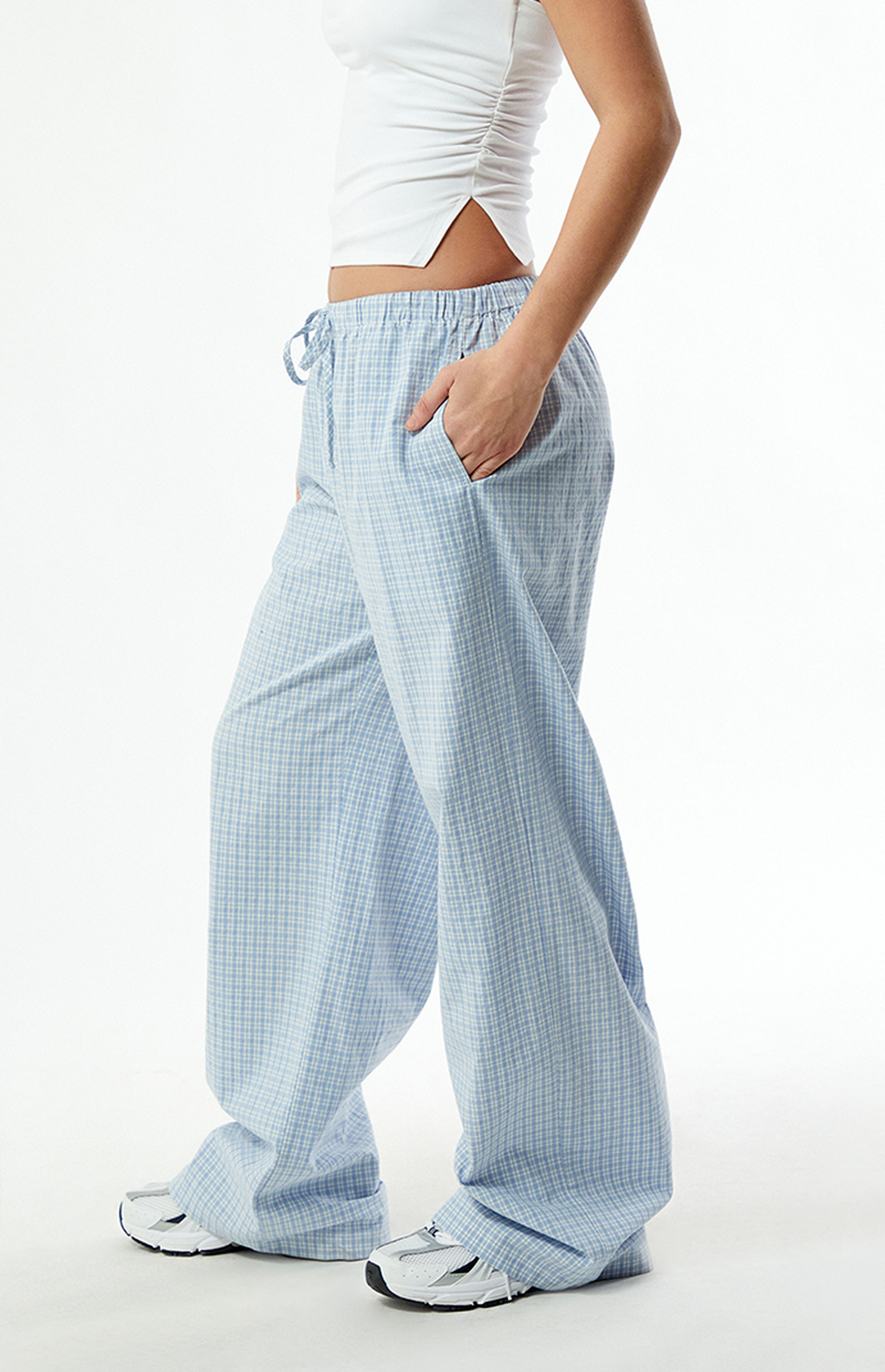 Your Favorite Plaid Pull-On Baggy Pants | PacSun