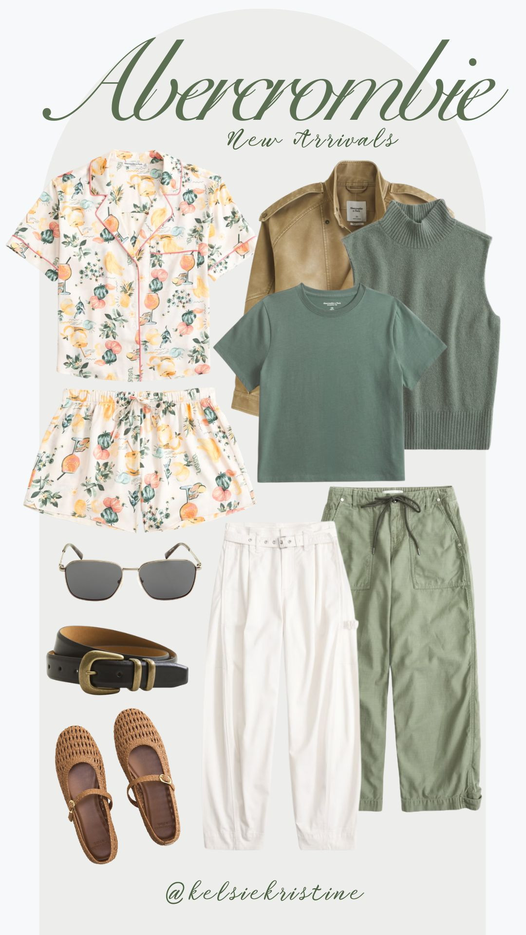 Abercrombie | New Arrivals | A&F New | Spring Arrivals | Spring Vibes | Mid-Size Abercrombie | A&F | Green Vibes | PJs | Simple Spring Looks | Outfit Ideas | Mom Outfits | Mom Approved |  

 #LTKSpringSale #LTKootd #LTKMidsize