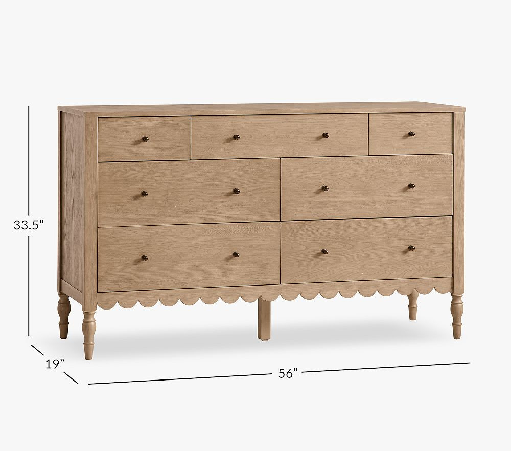 Penny 7-Drawer Dresser (56w x 19d") | Pottery Barn Kids