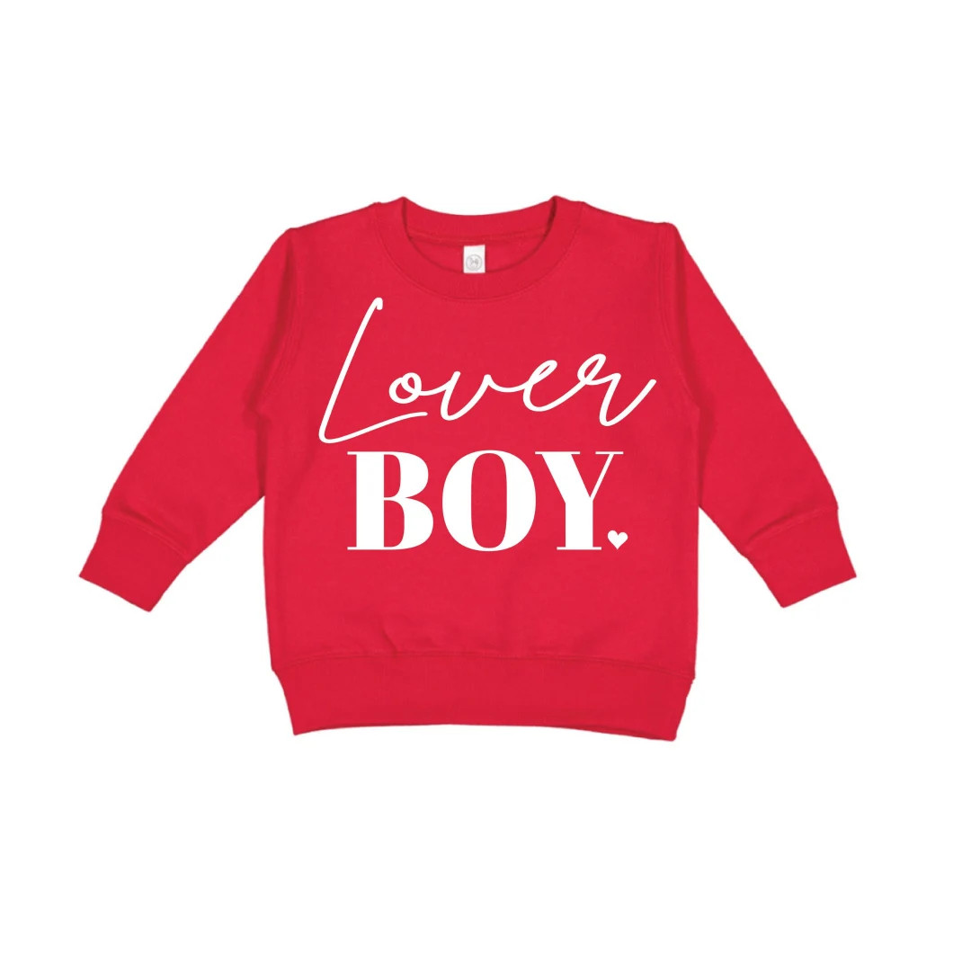 Lover Boy, Valentines sweater, toddler valentines, mommy and me | Etsy (CAD)
