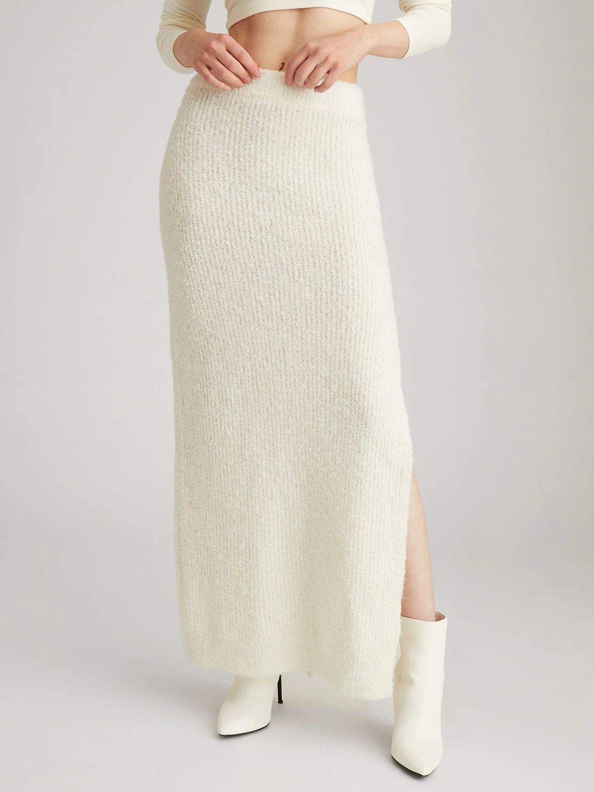 Gwen: Boucle Maxi Skirt | 525 America