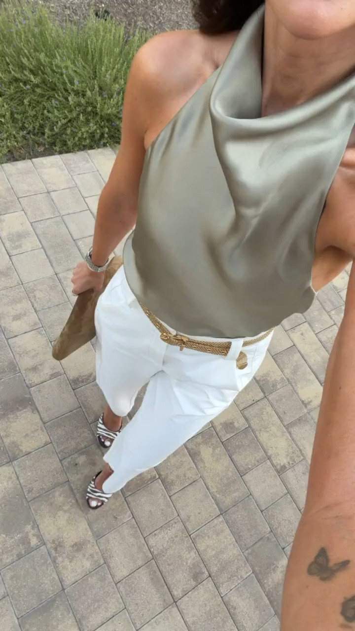 A satin top with my favorite Athleta pants is such a good mix of dressy and comfortable. I love this combination for work, dinner, or anytime I want to look put together without giving up comfort.

satin top, Athleta pants, women’s workwear, business casual outfit, dinner outfit, comfortable pants, dressy casual outfit, fall outfit idea, office style, everyday outfit, annabrstyle

#LTKootd #LTKSeasonal #LTKOver40