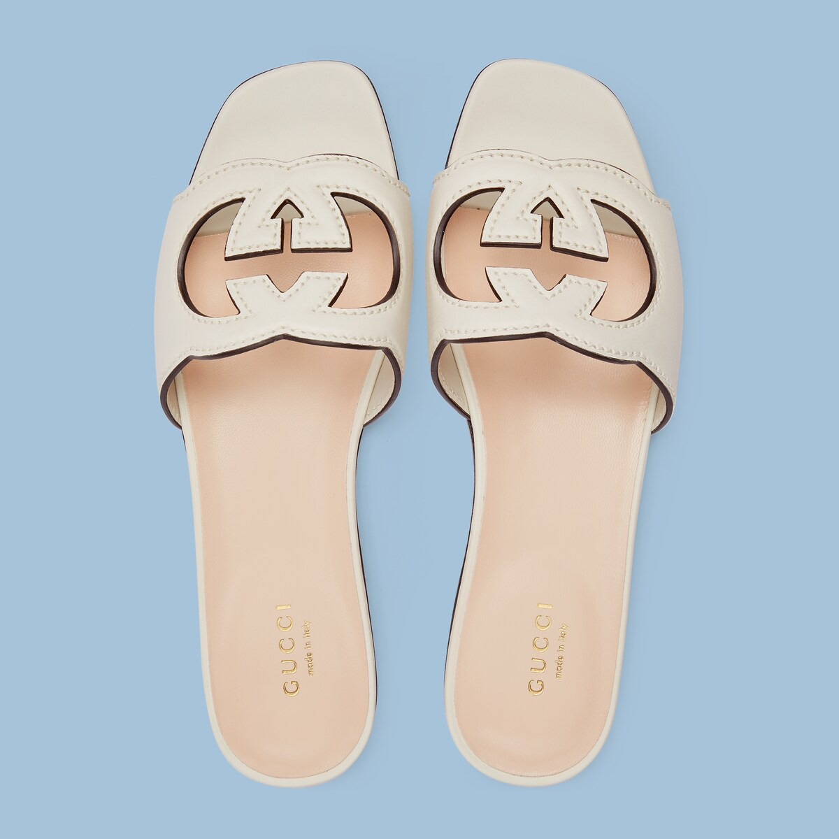 Women's Interlocking G cut-out slide sandal | Gucci (US)