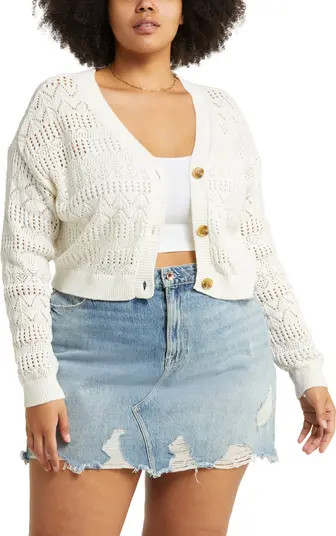 Pointelle V-Neck Cardigan | Nordstrom