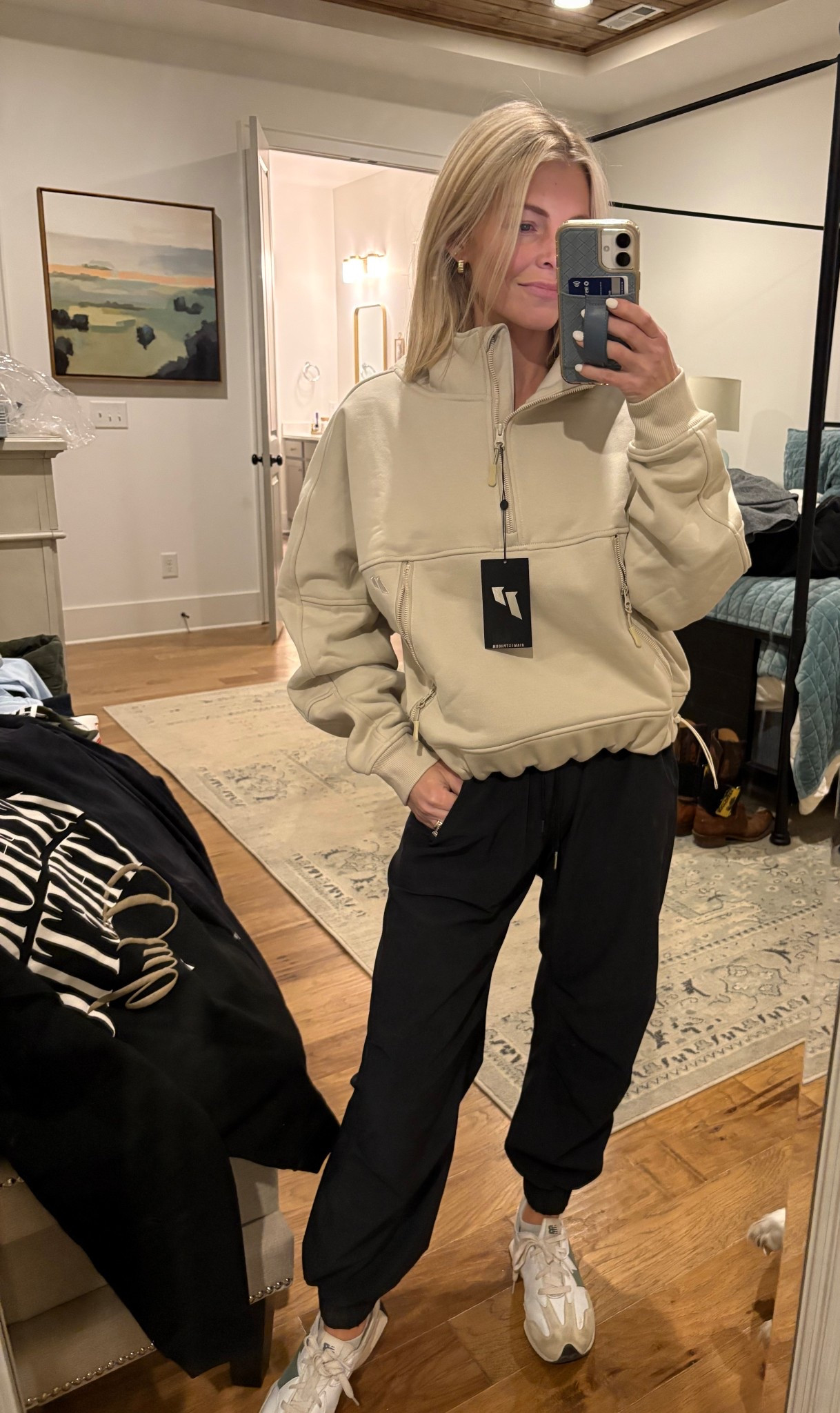 comfy travel fit, petite friendly!! my favorite oversized hoodie with an adjustable waist. Wearing XS short in pants and Small in hoodie 

#LTKPetite #LTKActive