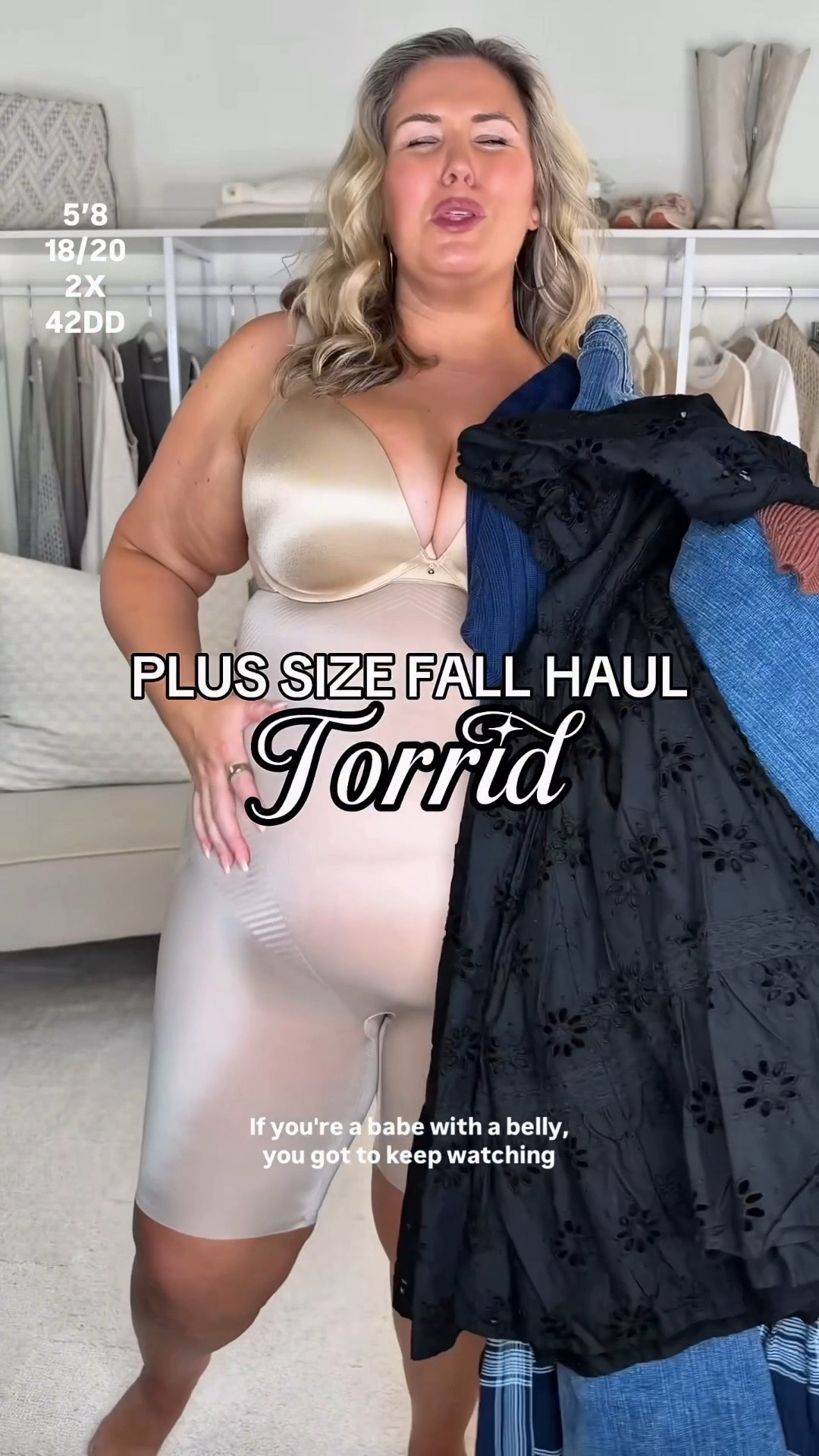 Torrid fall haul! Wearing a size 2X in all and a 20 in both jeans! Plus size, outfit inspo, fall fashion, apron belly, mom life