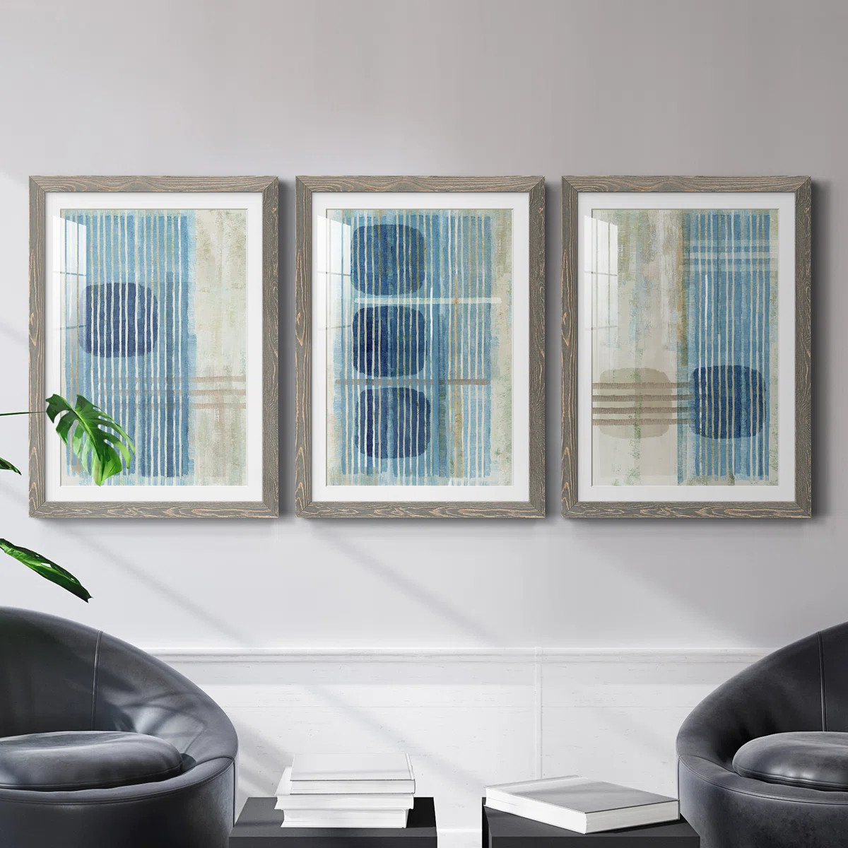 " Horizon I " 3 - Pieces Painting Print | Wayfair North America