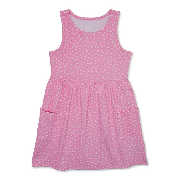 Wonder Nation Girls' Tank Top Play Dress, Size 4-18 & Plus - Walmart.com | Walmart (US)