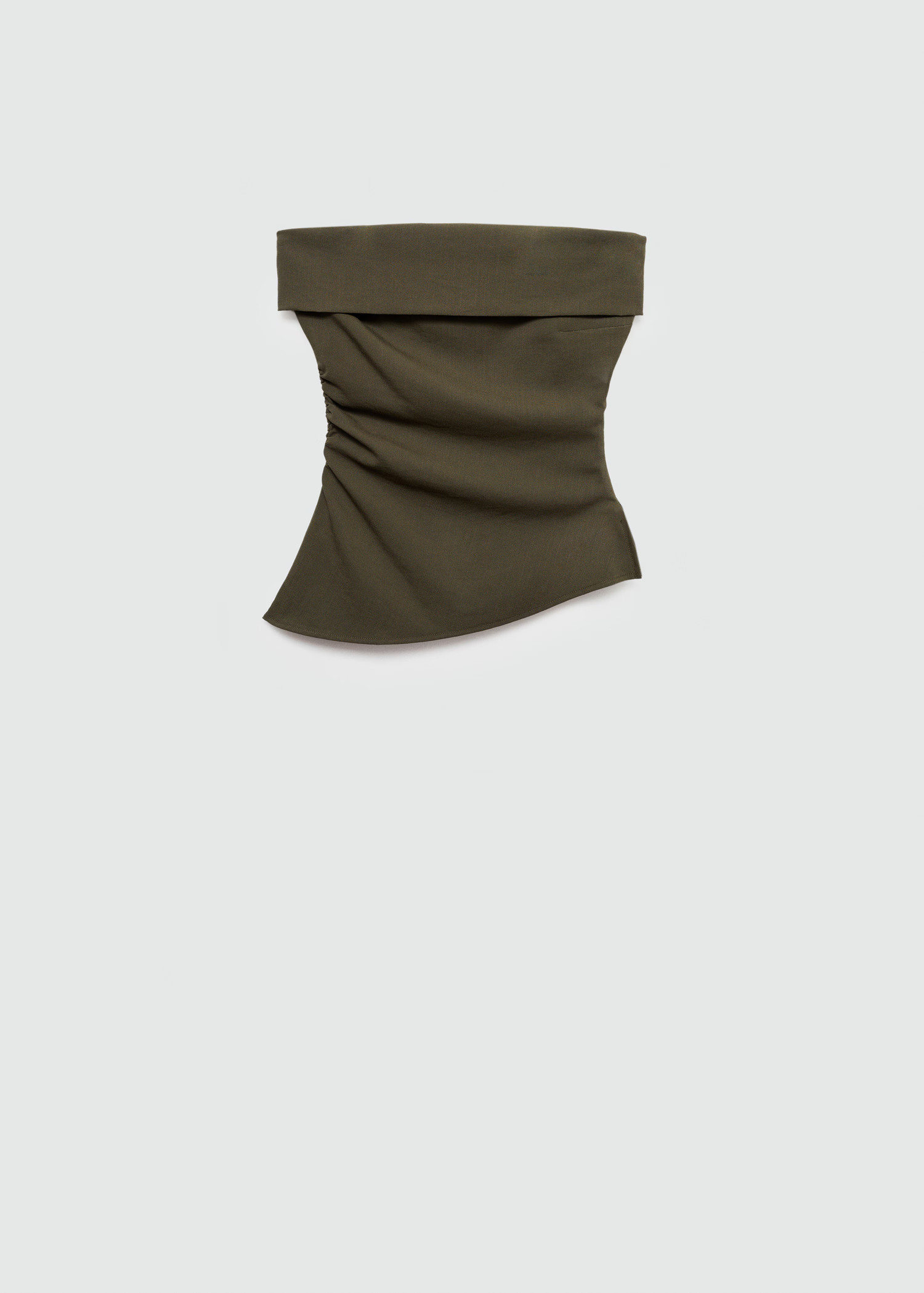 Top with turn-down neckline | MANGO (UK)