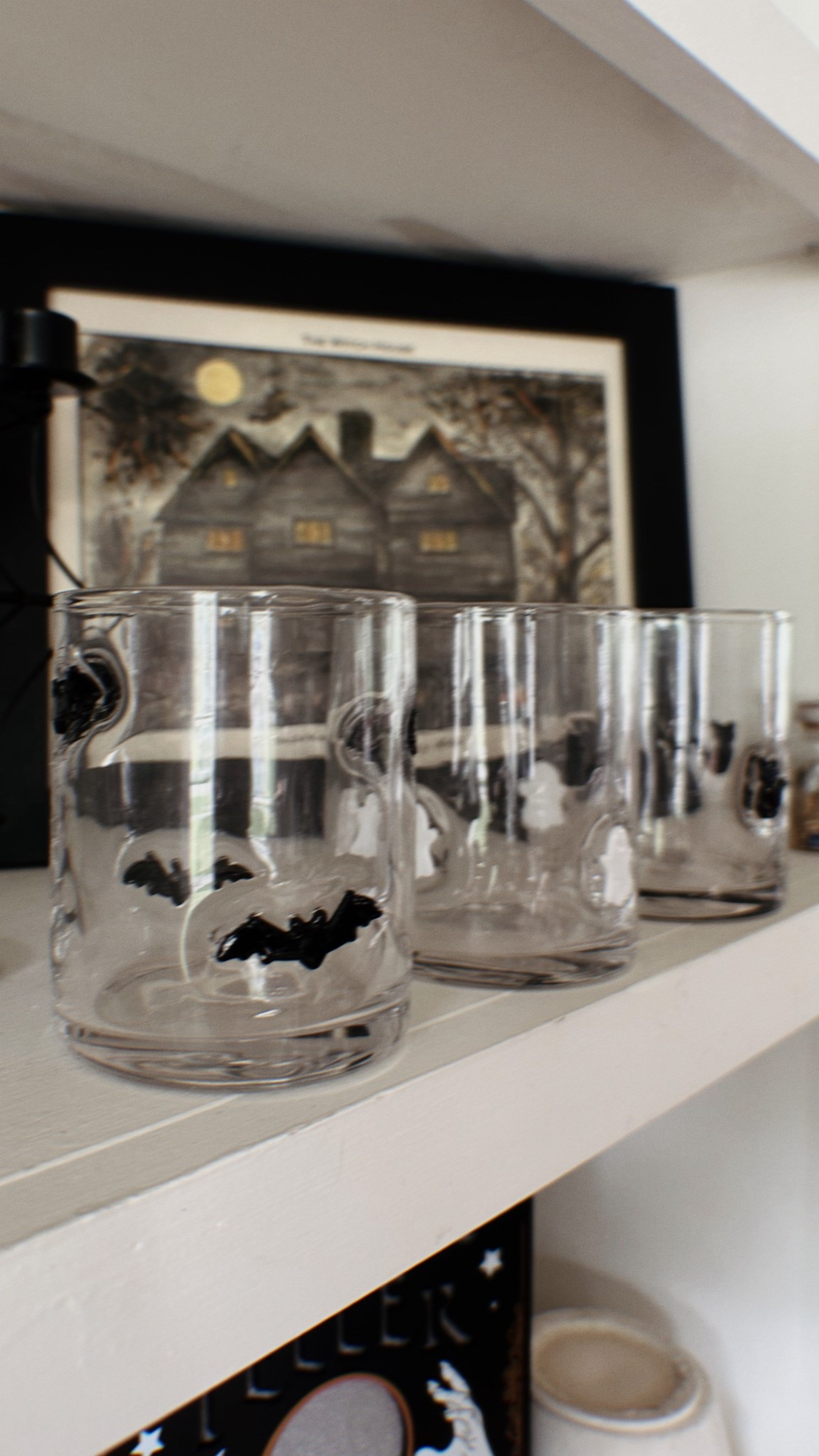 Anthro look for less! Pack of 2 Halloween charm glasses for only $19.99! 🐈‍⬛👻🦇 

#LTKHome #LTKSeasonal #LTKautumn