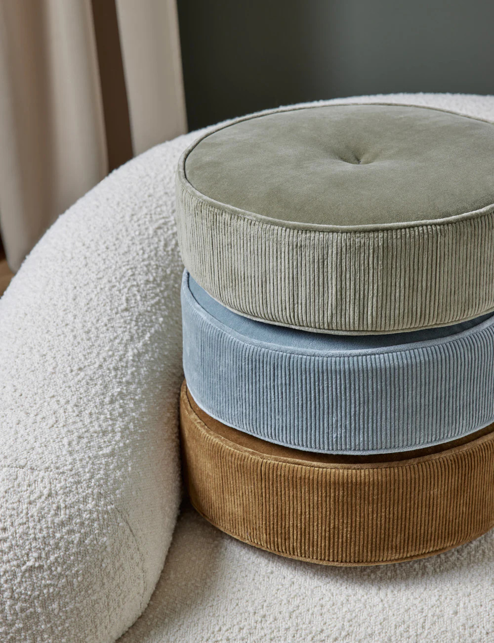 Velvet Disc Pillow | Lulu and Georgia 