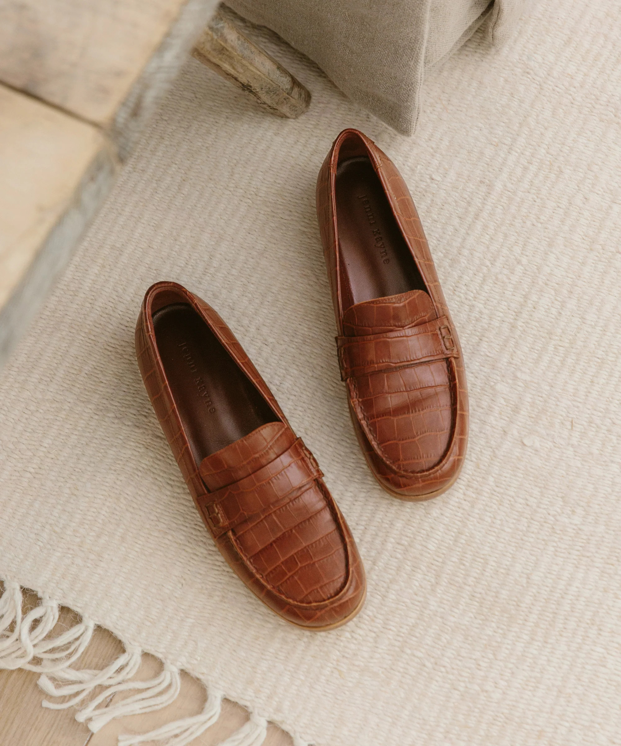 Croc Embossed Loafer | Jenni Kayne