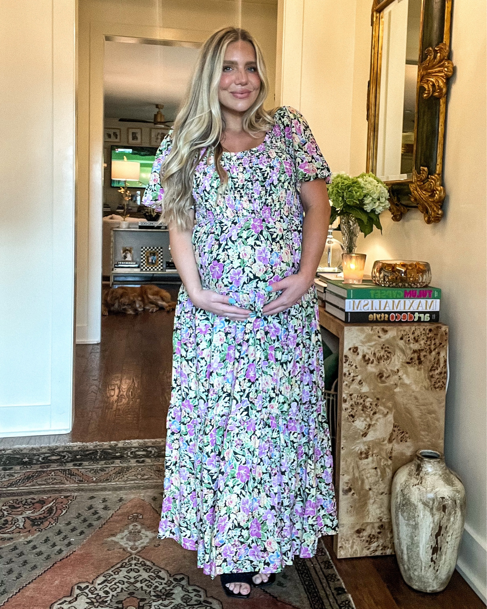 The easiest floral flutter sleeve dress to throw on for any occasion, easy to dress up or down with heels or sneakers. From Pink Blush Maternity but easily non-maternity as well. Also regular bra friendly which is a major plus and so cost friendly  

#LTKSeasonal #LTKbump #LTKunder100