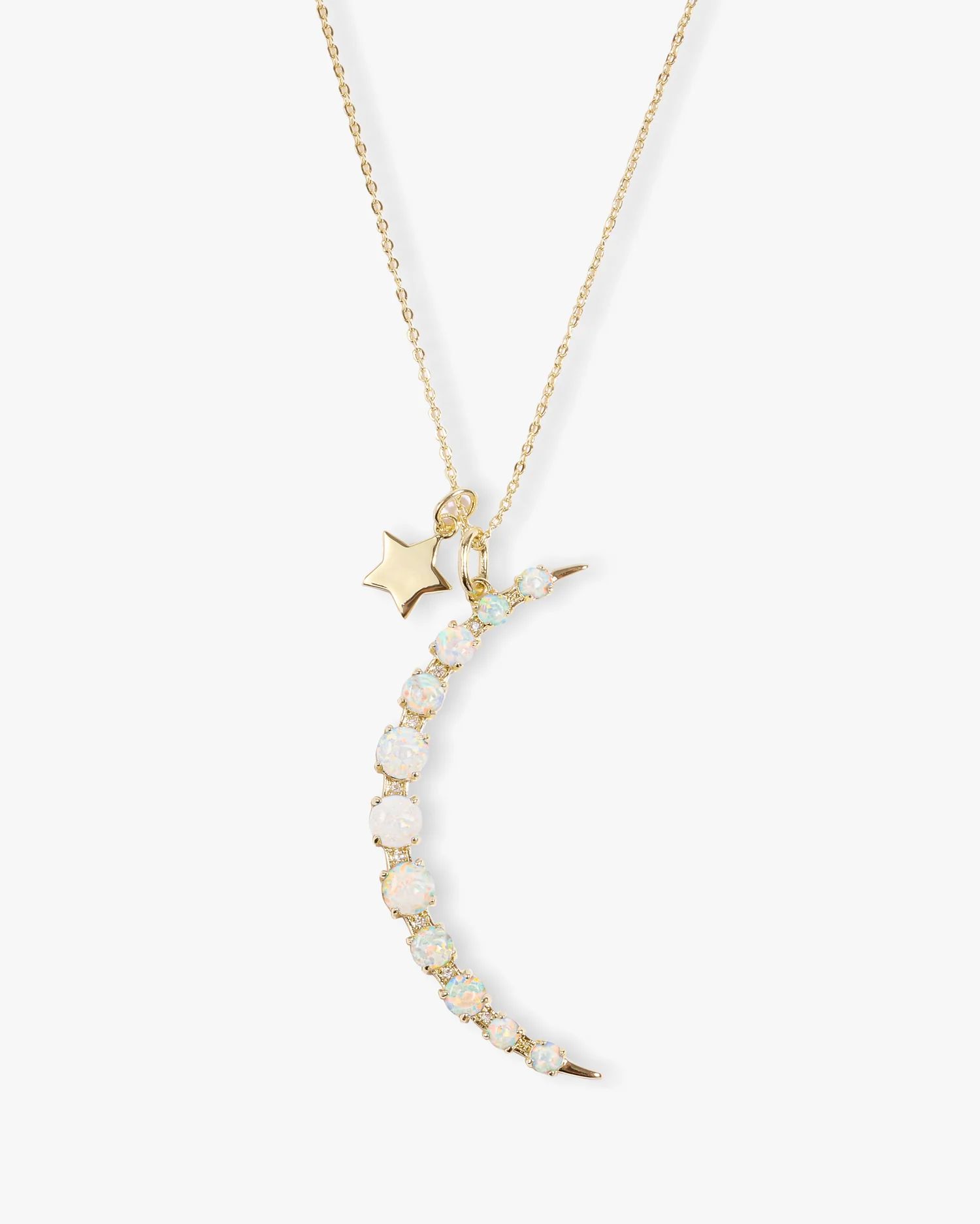 "What Dreams are Made of" White Opal Necklace | Melinda Maria