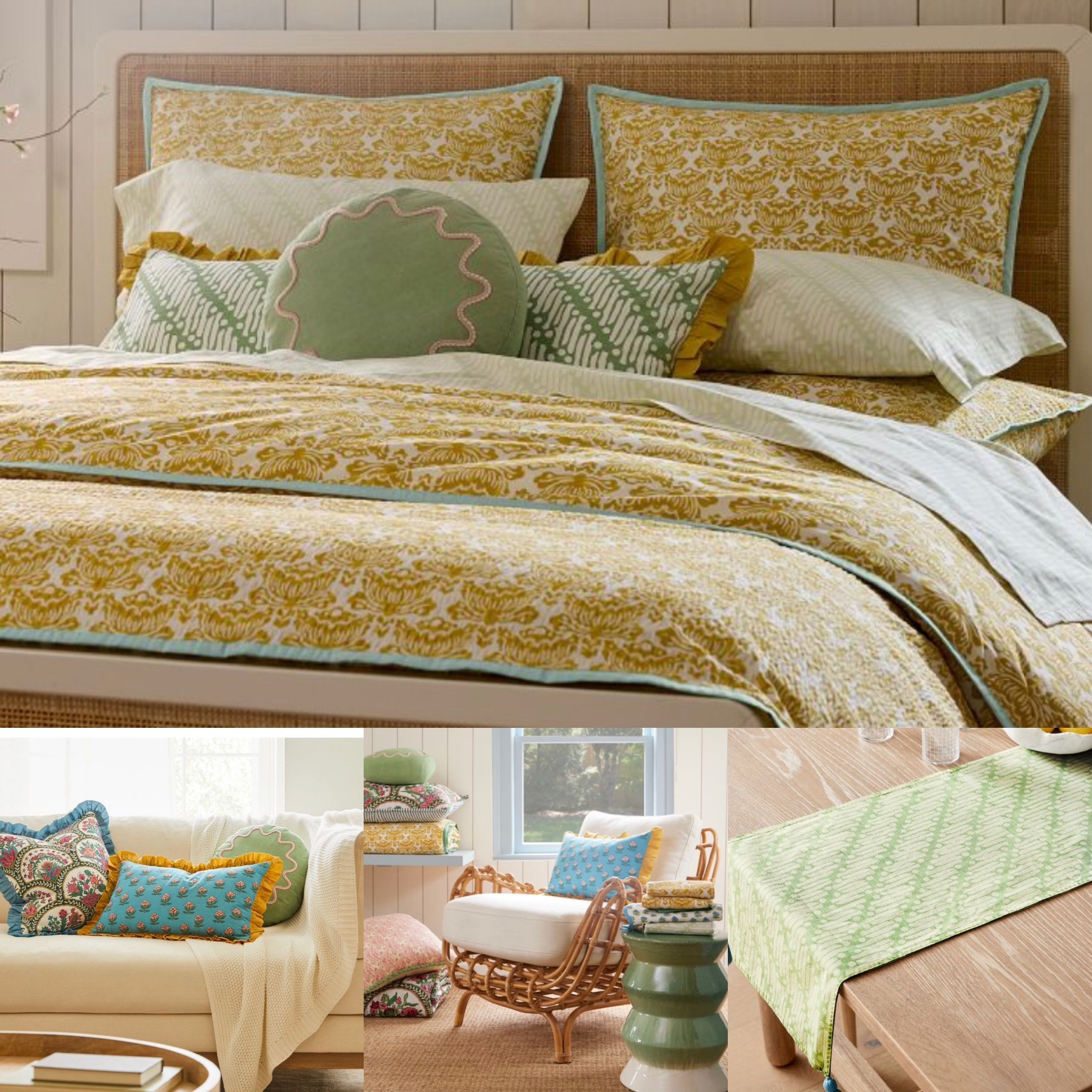 We love the fresh and vibrant vintage prints and effortlessly elegant silhouettes of Rhode fashion. Just in time for summer, here is the newly launch of RHODE + West Elm including a limited edition of bedding and tableware. "Founded by lifelong friends Phoebe Vickers and Purna Khatau, RHODE was born out of a meditation on what it means to get dressed with beauty, confidence and above all, ease." From bright, leisurely mornings to impromptu picnics to dinner parties with friends, the new collection of RHODE + West Elm is here to cheer us up and make us enjoy more the beauty of everyday life. Here are our handpicked pieces that will make home beautiful. 

#LTKGiftGuide #LTKhome #LTKFind