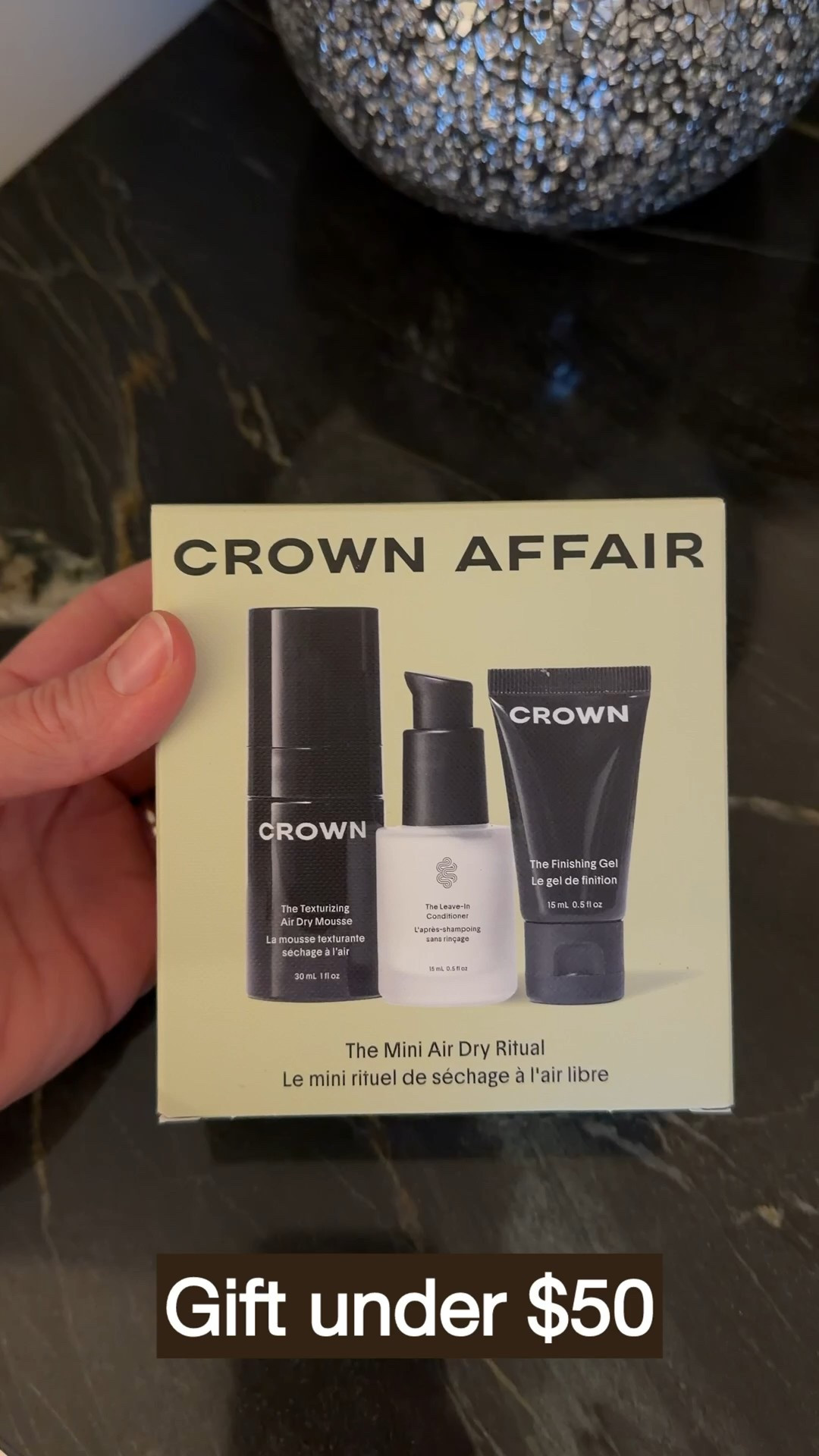 This Crown Affair mini air dry hair set is such a good gift under $50. Perfect for everyday styling or travel days when you still want your hair to look polished with minimal effort. I love how it enhances natural texture, smooths flyaways, and keeps hair healthy without heat. A chic little staple that feels luxe but totally practical. ✨

#LTKFindsUnder50 #LTKBeauty #LTKGiftGuide
