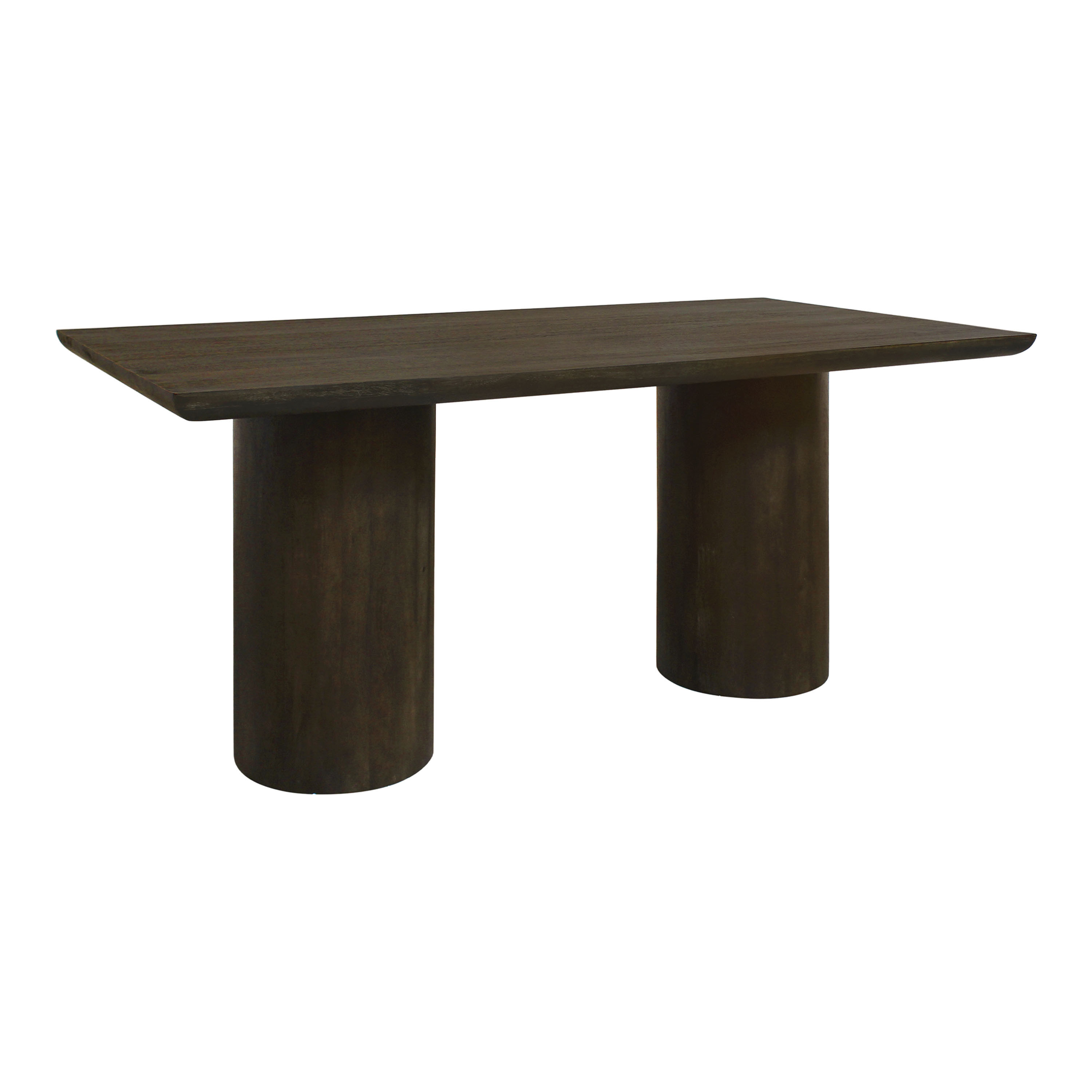 Pranav Deep Forest Brown Pillar Leg Dining Table | World Market