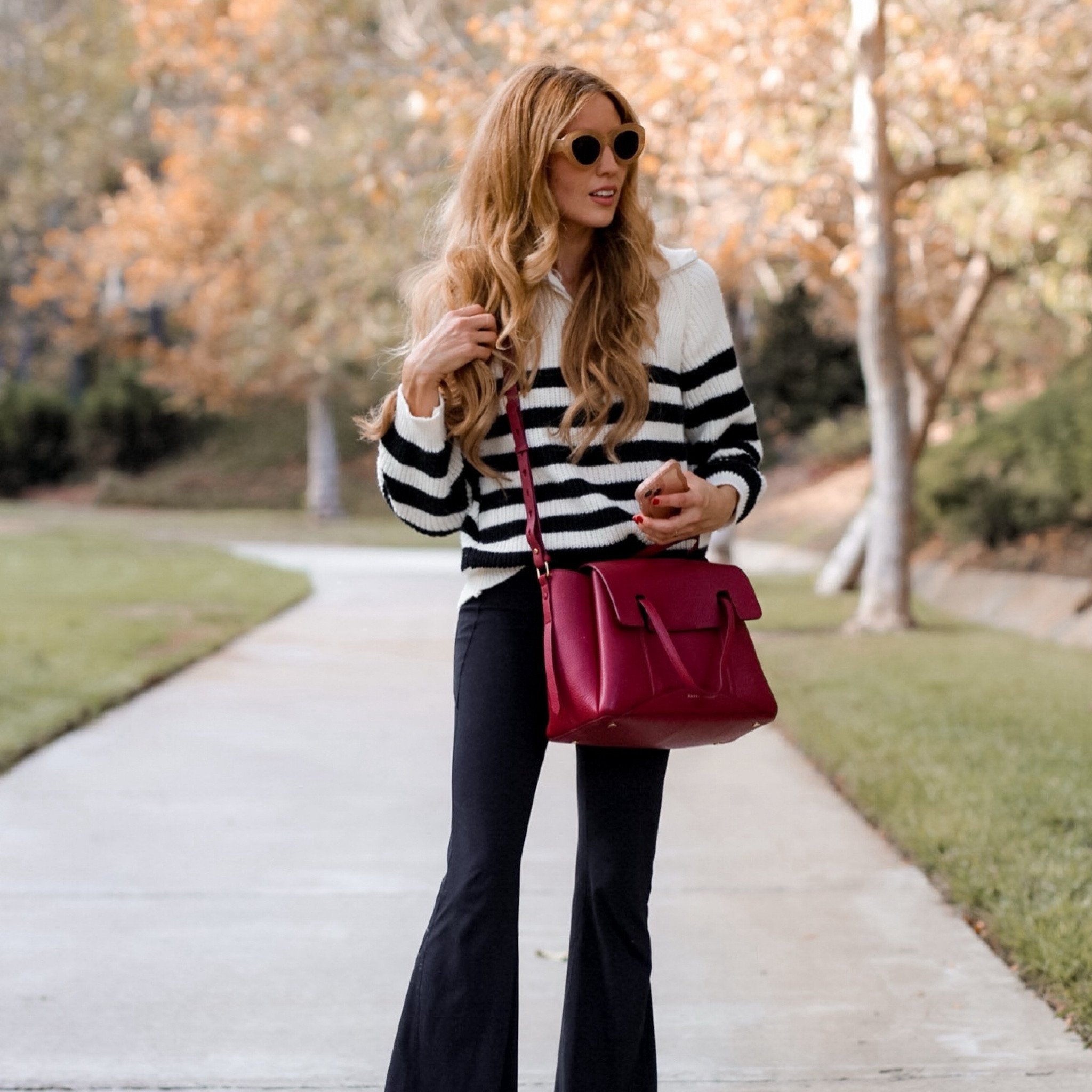 Casual striped and burgundy fall style 

#LTKSeasonal #LTKStyleTip #LTKFindsUnder50