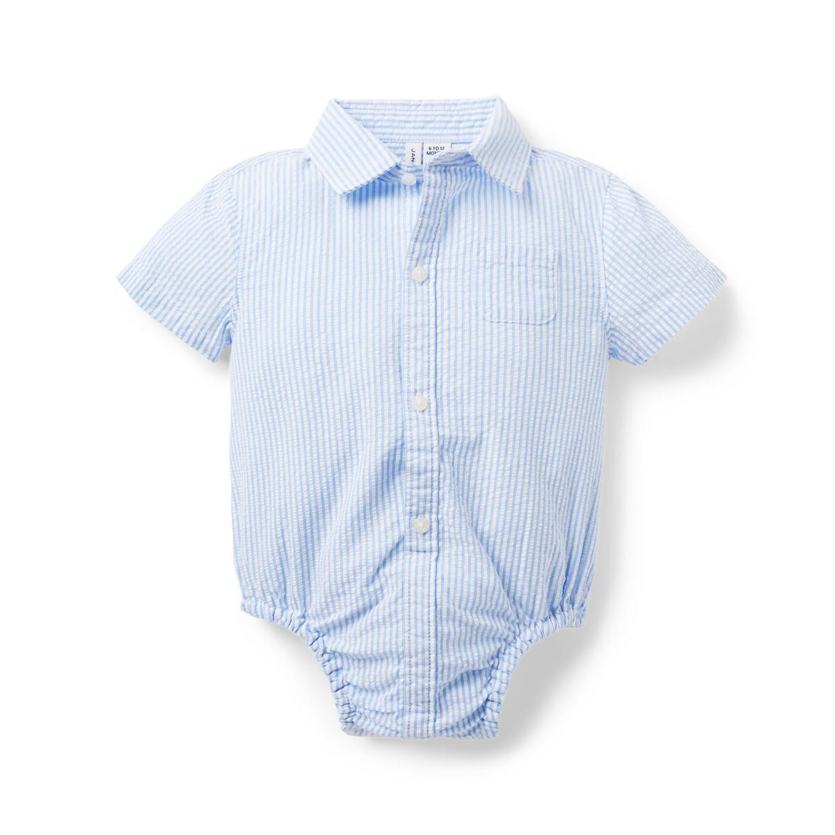 Baby Striped Seersucker Bodysuit | Janie and Jack