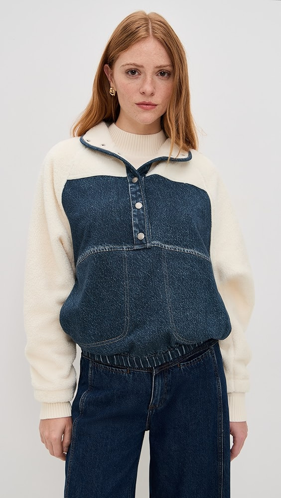 Miramar Fleece Sherpa Popover | Shopbop