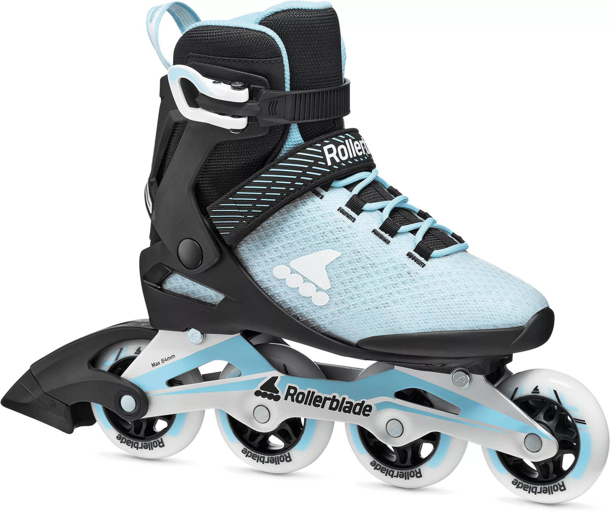 Rollerblade Women's Macroblade 80, Size 8/8.5, Powder Blue/Black | DICK'S Sporting Goods