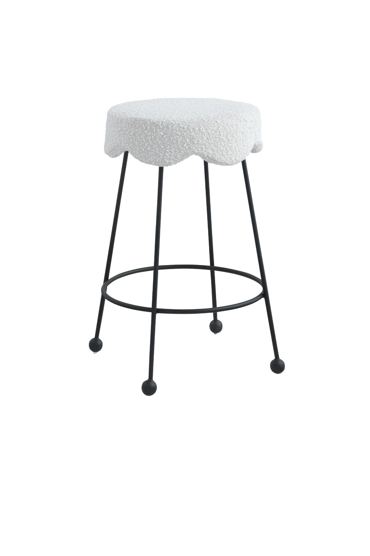 Fleur Boucle Counter Stool - 3 Colors | THELIFESTYLEDCO