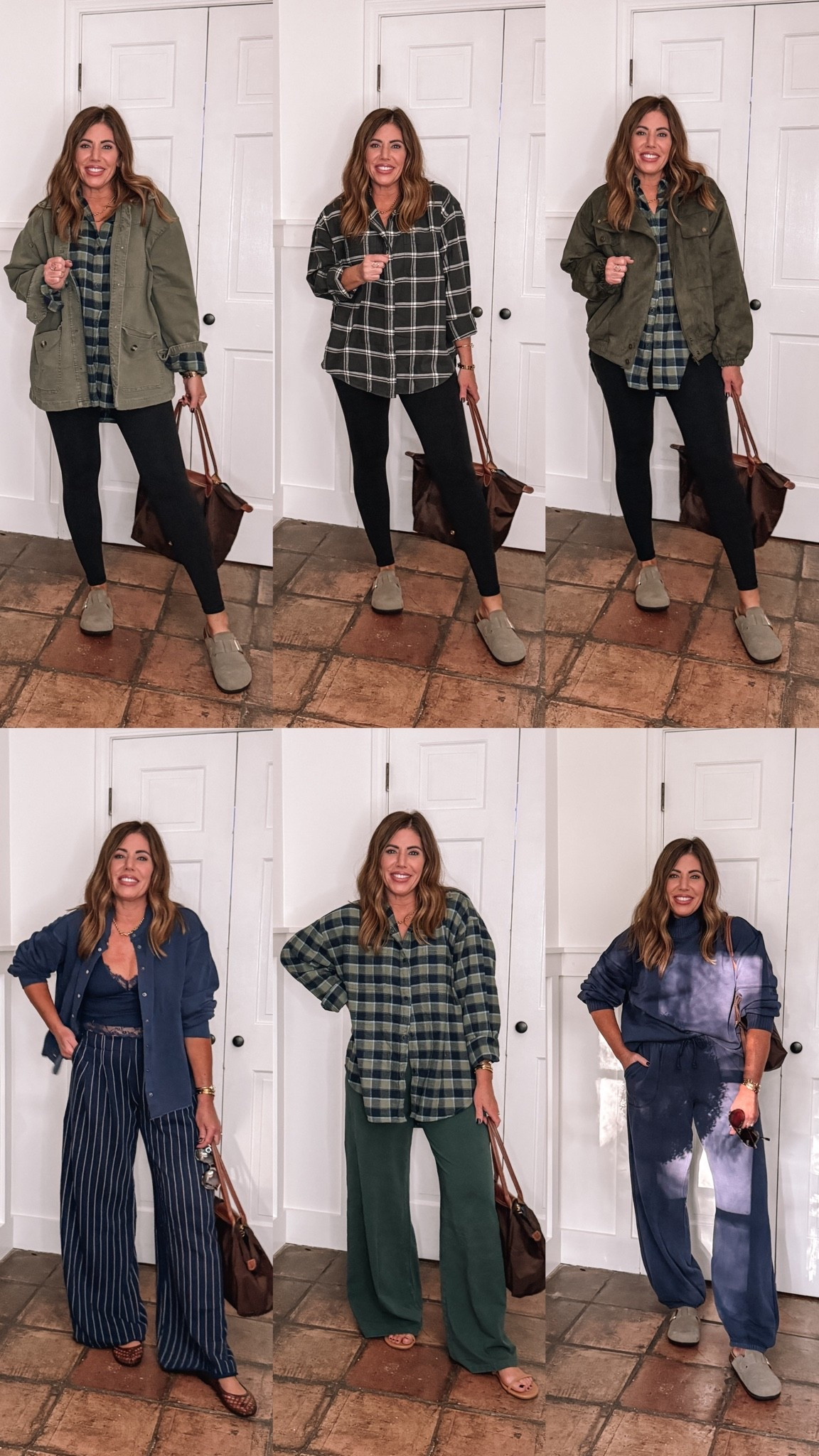 New arrivals for fall from aerie

I’m wearing a medium in all of the flannels except for the dark charcoal gray and off-white flannel, I sized down to a small in that one.

Leggings are a size medium long
Green OG cotton wideleg pants are a medium long
Sweatpants- I sized down to a small long

#LTKootd #LTKSaleAlert #LTKOver40