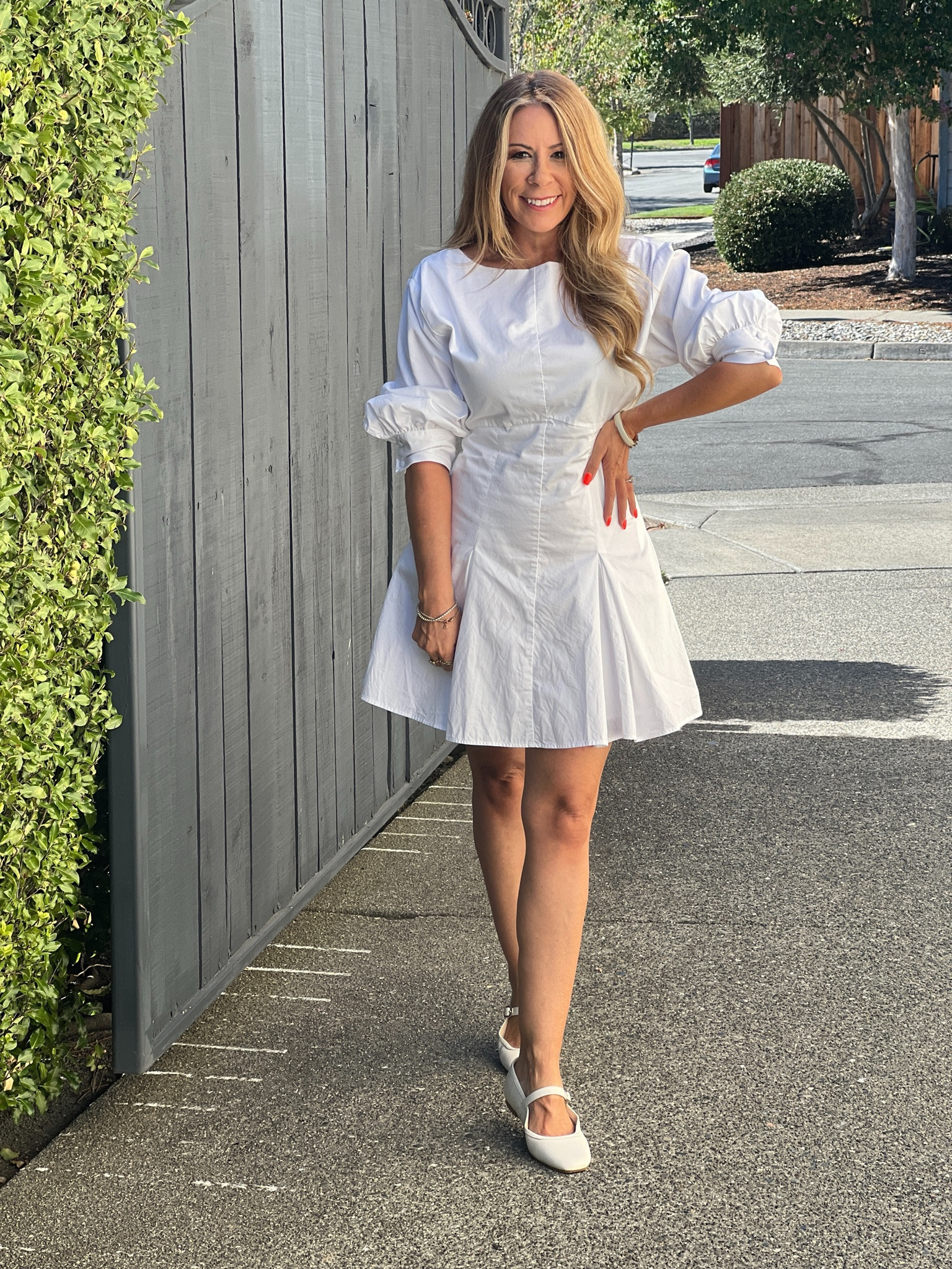 The cutest and most comfortable Mary Jane’s and my Hill House dress is on major sale 