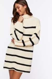 Striped Chunky Knit Sweater Dress | Forever 21 (US)