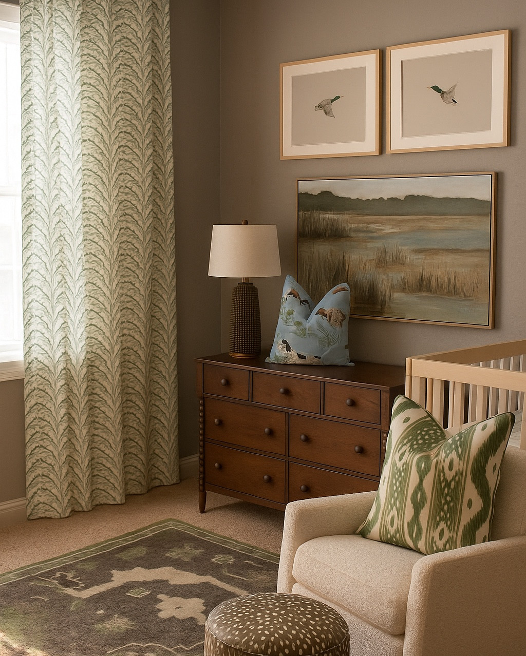 Designing a nursery that feels southern, serene, and a little sporty. 🌾🐦 From marshland landscapes to classic wood tones and playful duck prints, this mood board gives major outdoorsy heirloom vibes with a modern twist. Linking everything for your little one’s lodge-inspired space. #LTKbaby #nurseryinspo #southernhome #boymomstyle


#LTKBaby #LTKBump #LTKFamily