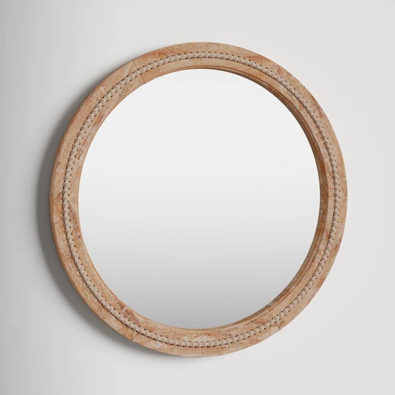 Elle Solid + Manufactured Wood Wall Mirror | Wayfair North America