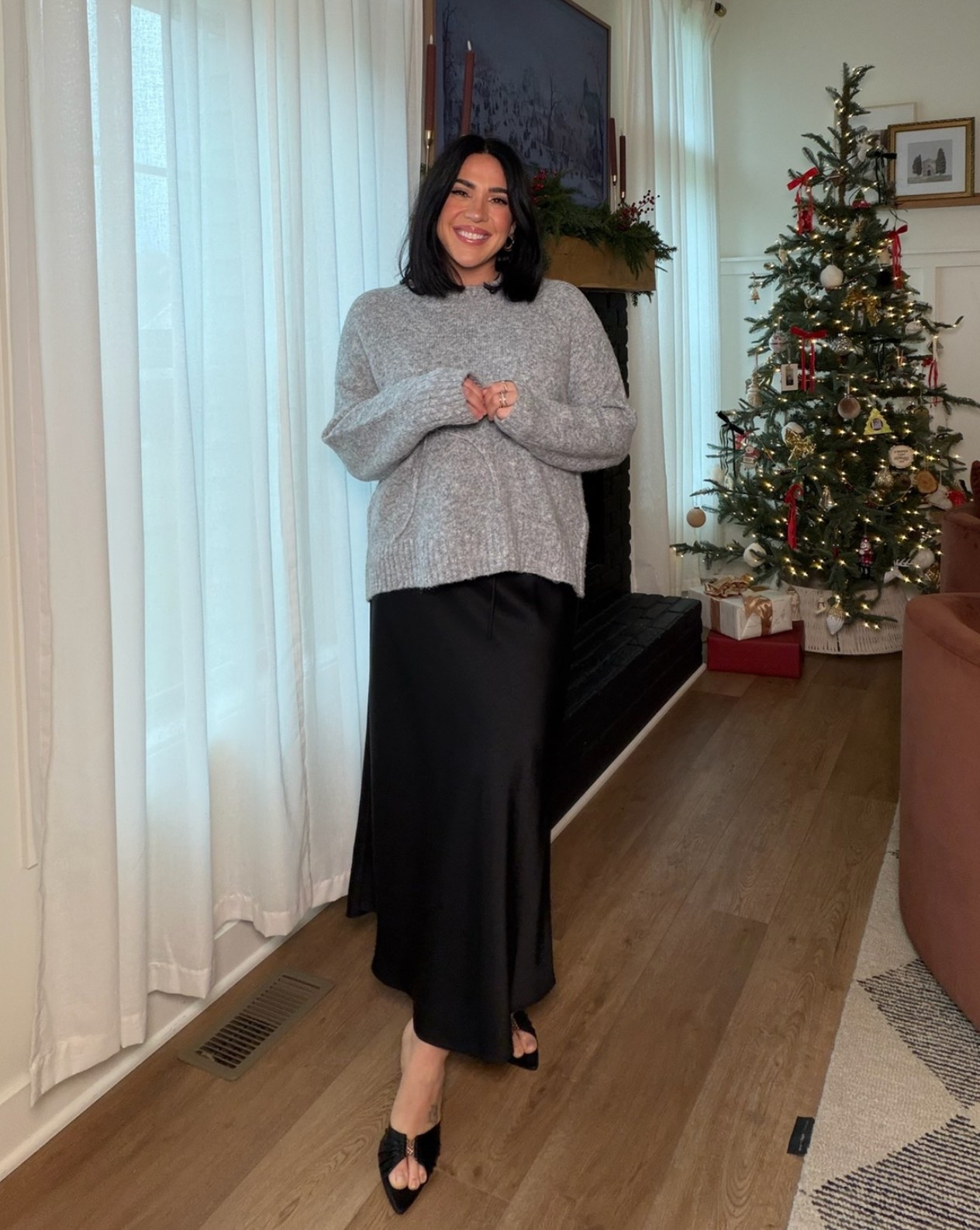 Such a sweet sweater, dress it up or down. Size 1X for me:) skirt is L

Holiday outfit ideas, Walmart fashion, mom style, winter outfit.

#LTKSeasonal #LTKMidsize #LTKHoliday