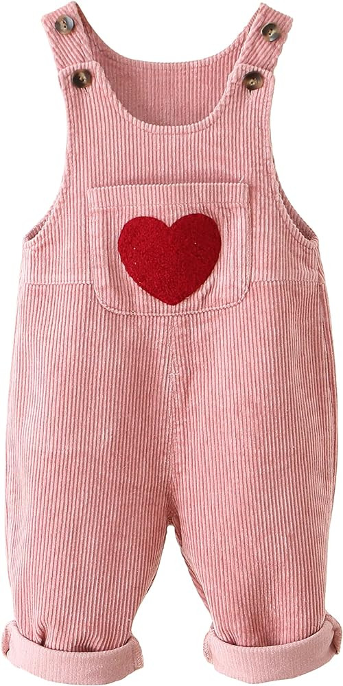 Happy Cherry Infant Baby Boy Girl Corduroy Overalls Romper Adjustable Button Suspender Big Pants ... | Amazon (US)