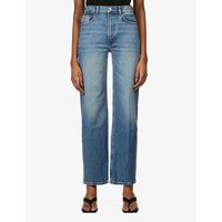 Remi regular high-rise wide-leg organic cotton-blend stretch-denim jeans | Selfridges