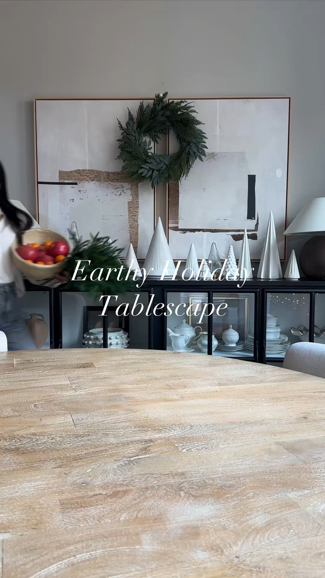 Earthy, effortless, and full of warmth 🍊🍷 A natural tablescape with pomegranates, tangerines, and candlelight—simple touches that make the season feel special.

#LTKHoliday #LTKStyleTip #LTKHome