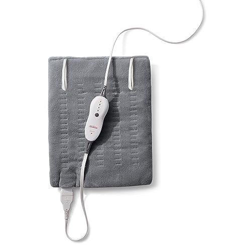 Sunbeam Premium Sunbeam Heating Pad with Compact Storage, Standard Size, Gray | Amazon (US)