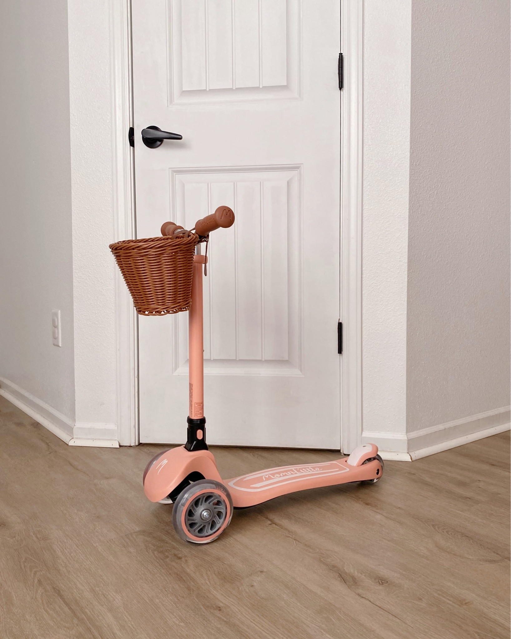 The cutest scooter that my toddler can use for years! The wheels light up with white lights 🫶🏻 VERY high quality! 

#LTKkids