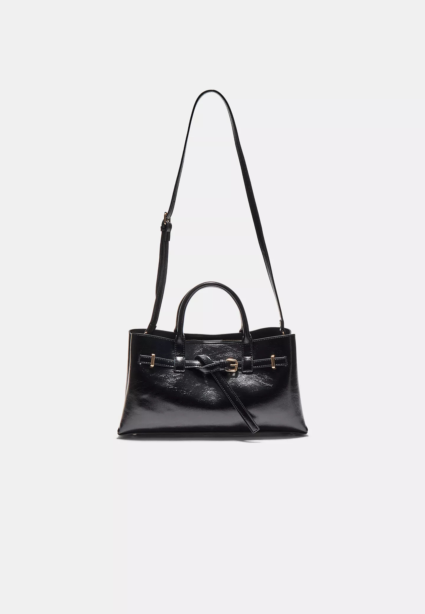 Belted tote bag - Women's fashion | Stradivarius United Kingdom | Stradivarius (UK)
