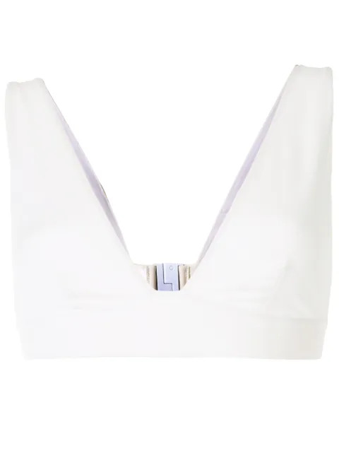 plunge neck bralette top | Farfetch (US)